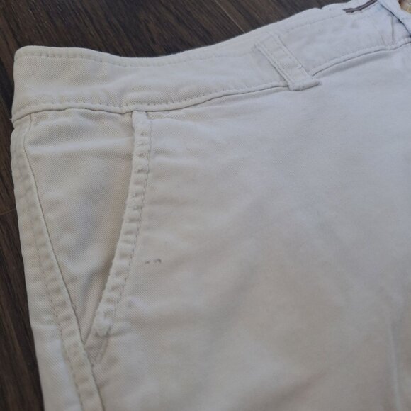 💙 Vintage Abercrombie & Fitch Ultra Short Low Rise Shorts Size 12 Y2K 2000s Pre - Picture 5 of 8